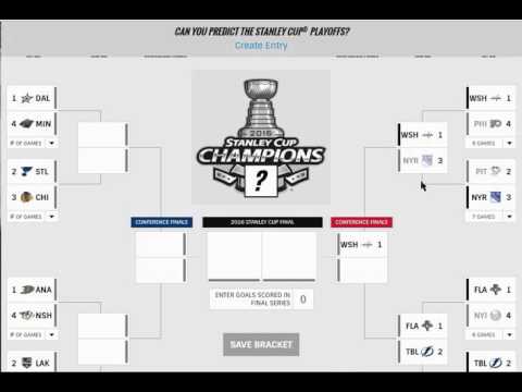 nhl playoff bracket challenge 2016