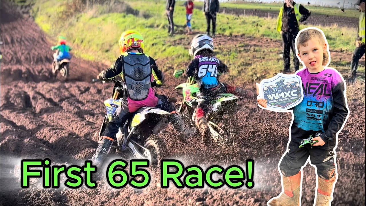 MY FIRST MOTOCROSS RACE ON MY NEW 65cc DIRT BIKE! - YouTube