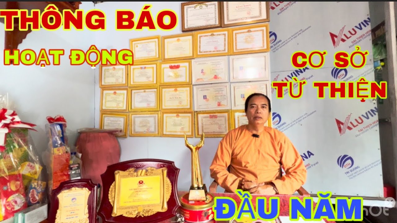  THÔNG BÁO HOẠT ĐỘNG TỪ THIỆN ĐẦU NĂM.