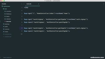 Authentication with Slim 3: Getting ready to sign in (17/29)