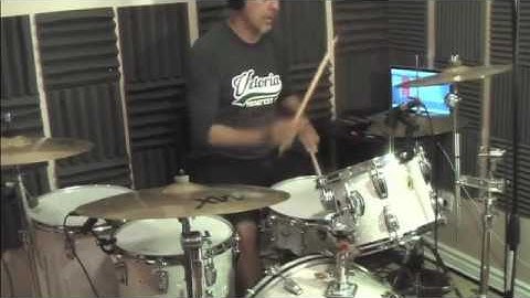 tascam us16x08 -Dave Weckl drum cover 360p