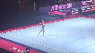 Ruby Evans GBR Floor - 2022 European Championships Junior Qualifications