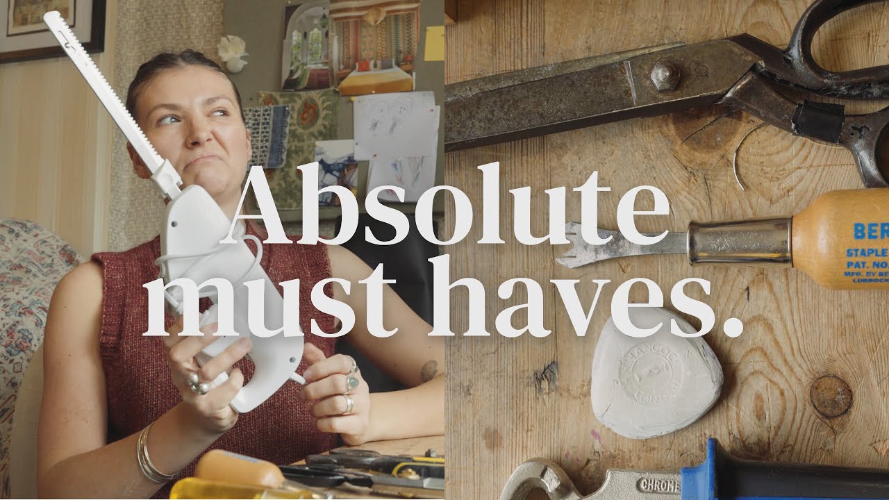 My long awaited TOOLS video | Essential Upholstery Toolkit