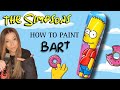 🛹 How To Paint Bart Simpson | Step By Step Nail Art Tutorial | The Simpsons Nails Design