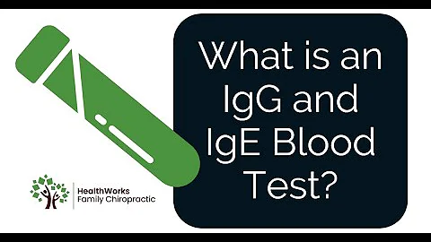 What is an IgG and IgE blood test?