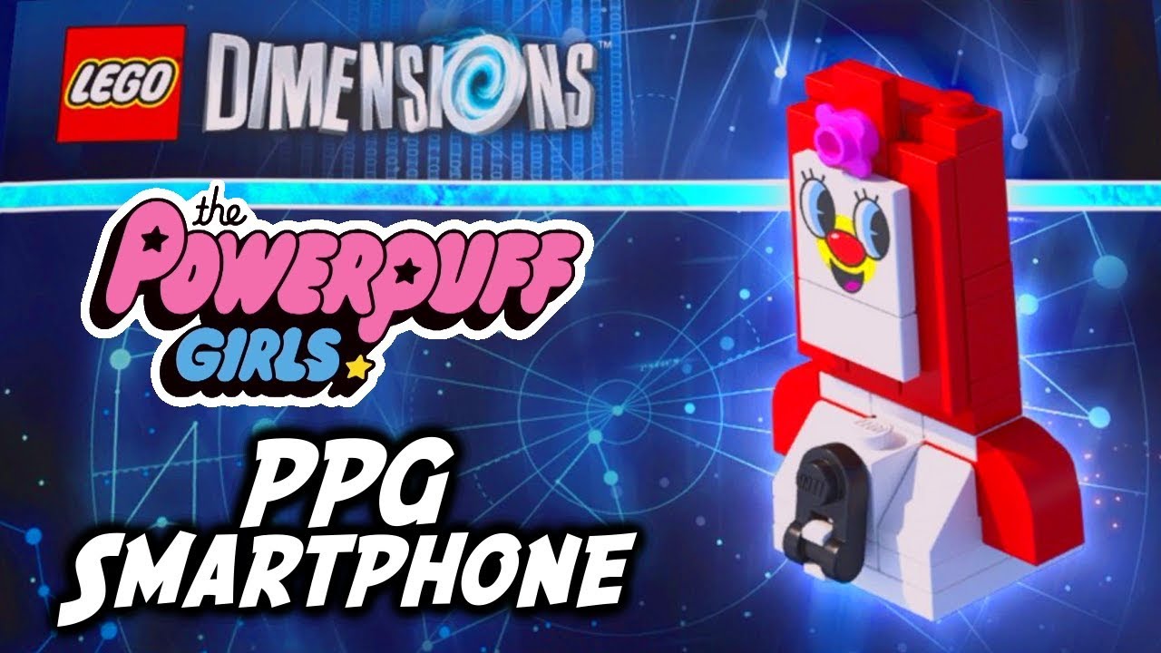 LEGO Powerpuff Girls Blossom PPG Smartphone Dimensions Build Instructions