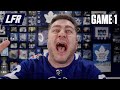 Lfr17  round 1 game 1  snot  maple leafs 1 bruins 5