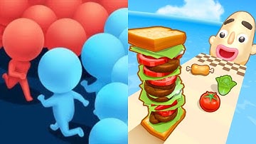 Count Master vs Sandwich Runner - All Level Gameplay Android,iOS - NEW MOD APK UPDATE GAMEPLAY