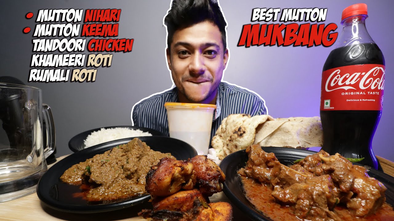 Spicy Mutton Keema, Mutton Nihari, Chicken Tandoori and Khameeri roti ...