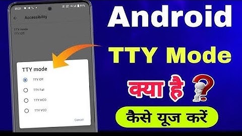 TTY Mode in Android Phone Kya hota hai??WHAT IS THE USE OF TTY MODE | TTY MODE KYA HAI IN HINDI