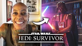 Cere Junda Actor reacts to Darth Vader Scene from STAR WARS JEDI SURVIVOR