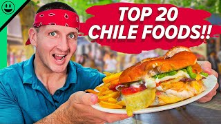 Must Try Before You Die!! Chile’s TOP 20 Street Foods!!