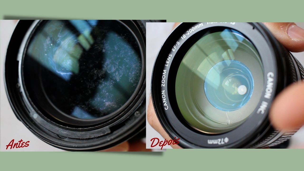 Como Limpar Lente com Fungos | Canon 18-200mm - YouTube