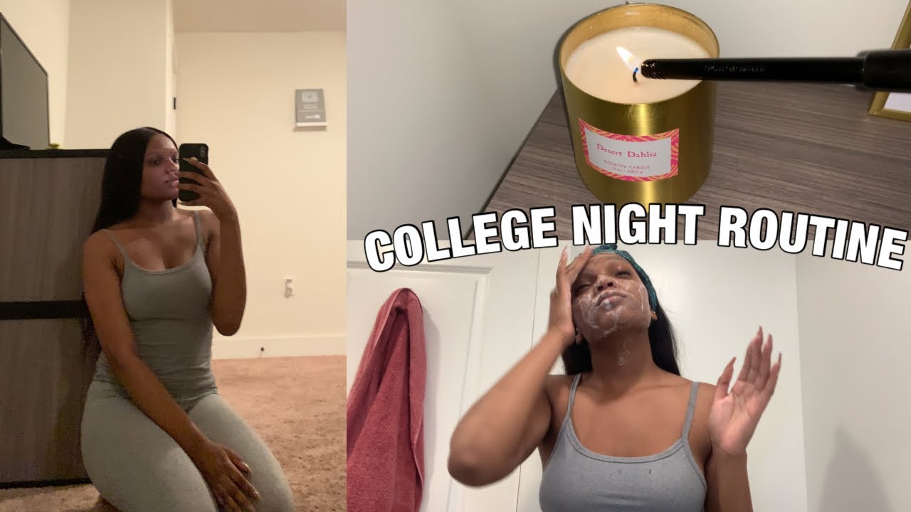 My College Night Routine + my favorite products for bikini line razor