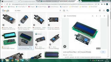 Proteus Arduino ile LCD Ekran ve I2C Modülü Kullanımı