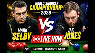 🔴 LIVE: Mark Selby vs Jak Jones | World Snooker Championship 2026 | Live Score &amp; Commentary
