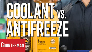 Coolant vs. Antifreeze