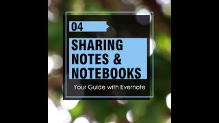 HELPING TECH | Your Guide with Evernote | 04 Sharing Notes & Notebooks