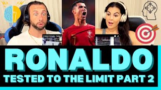 Cristiano Ronaldo Mental Ability Tested To The Limit Part 2/4 Reaction- SCORING WITH THE LIGHTS OFF?