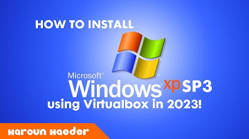 How to install Windows XP SP3 using Virtualbox in 2023!