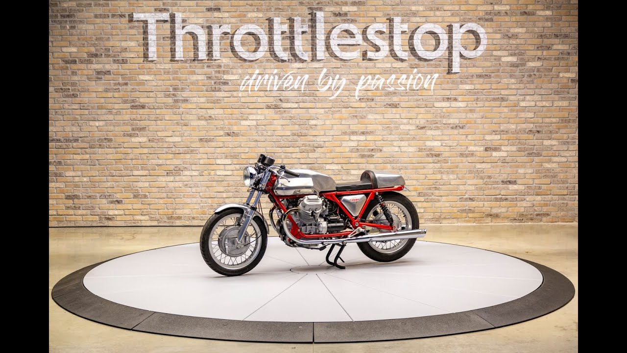 1973 Moto Guzzi V7 Sport | Throttlestop | Automotive and Motorcycle  Consignment Dealer, image size:1280x720