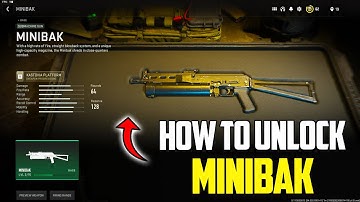 How to unlock MINIBAK on MW2 and WARZONE (MW2 MINIBAK) *Updated*
