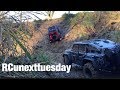 Traxxas TRX 4 Tactical Unit and Defender110 - River crossing trail