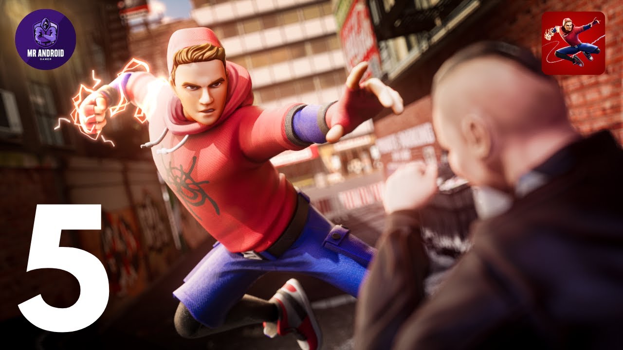 Spider Fighter 🕷️ | Stage 41-48 | Beat Kraven Boss 🐾 Unlock Deadpool 💀 & New Powers ⚡ | Part 5