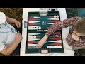 Backgammon. Чемпионат России. 3 тур. Матч до 9 очков. Беджанян (белые) - Азизов (чёрные).