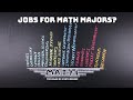 WHAT JOBS CAN YOU GET WITH A MATHEMATICS MAJOR: The Importance of Math for Jobs | Nathan Dalaklis