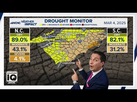 How drought conditions in the Carolinas are impacting wildfires - YouTube