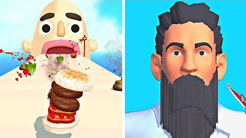 ➡️ Sandwich Runner  🆚️  Squeezy Girl ! Satisfying and Relaxing ASMR  Games💥💥💥