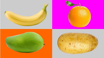 스톱모션 애니메이션을 만족시키는 과일 및 채소 내부 패턴 III Fruits and Vegetables Stop-Motion Video