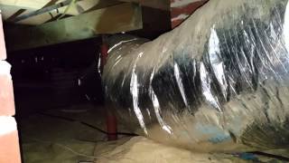Joe Burns Heating and Air discovered bad duct job