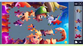 Mario and their friends 🧩❣️👸❤️❣️🧩❄️#puzzlecrafts #jigsaw #jigsawpuzzle 