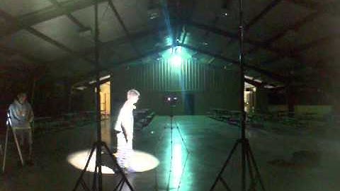 Kinect Automatic Spotlight Dancing Test