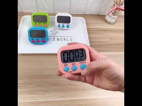 นาฬิกาจับเวลา ตั้งเวลาทำอาหาร นาฬิกาจับเวลาในครัว Digital Kitchen Timer