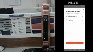 ORBITA P8030 home smart lock settings tutorial-EN