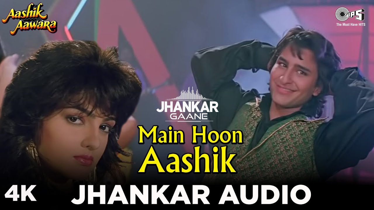 90s Jhankar Song Main Hoon Aashik  Saif Ali Khan  Mamta  Udit Narayan  Aashik Aawara  Dj Mix