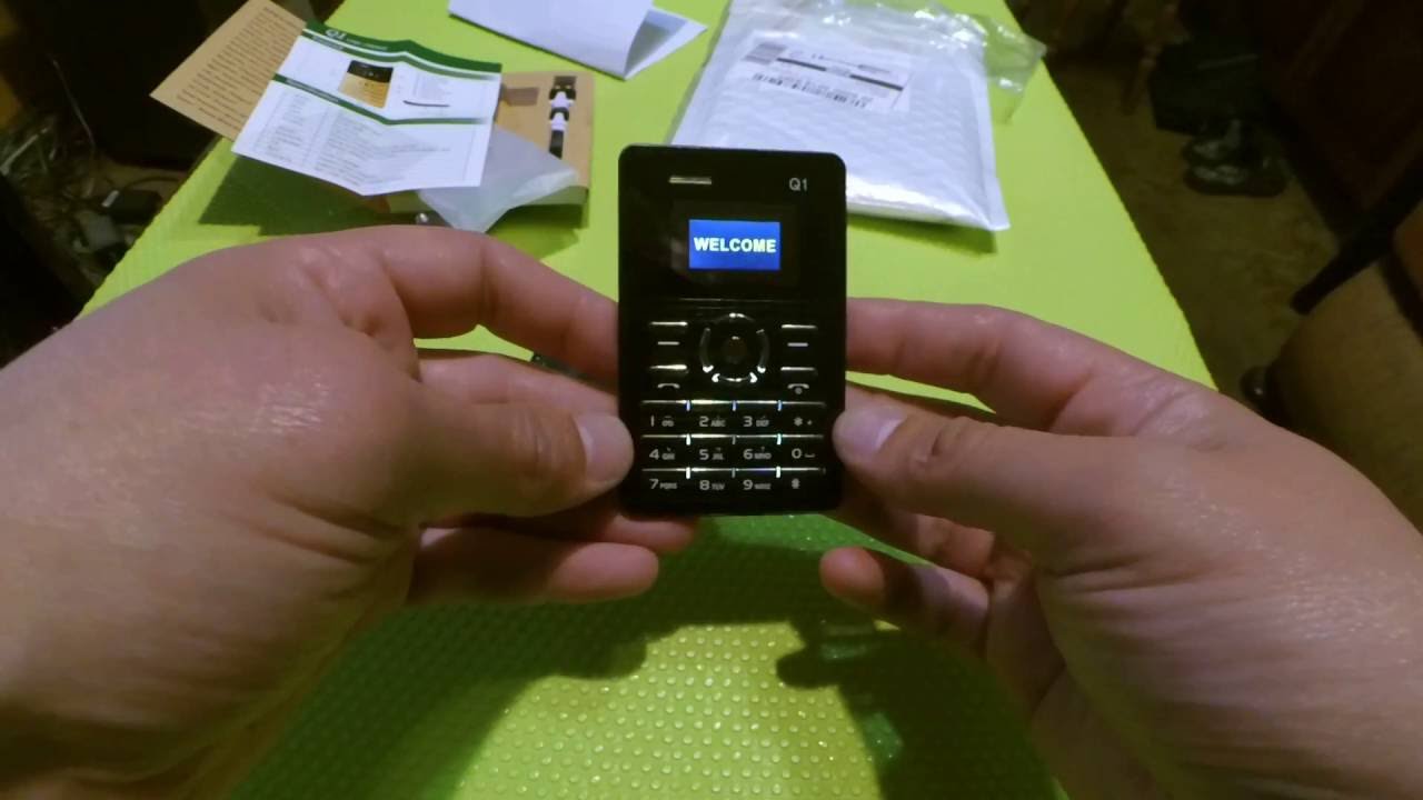 Распаковка посылки с "мелким" телефоном  AIEK Q1 с Gearbest