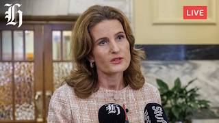 NZ Herald Live: Nicola Willis speaks to media