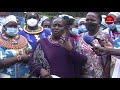 Mzungu priest blesses bus donated by President  Uhuru in fluent Swahili in Samburu