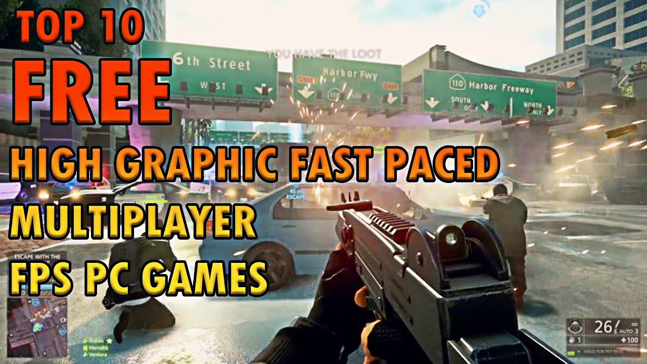 Top 10 FREE New High Graphic Fast Paced Multiplayer FPS PC Games 🔥 August 2020 in 7 Minutes