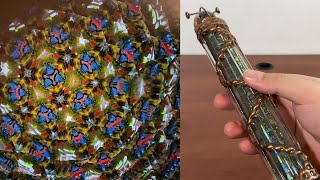Randel Art Glass Rod Marblescope Kaleidoscope -- Gadgetify