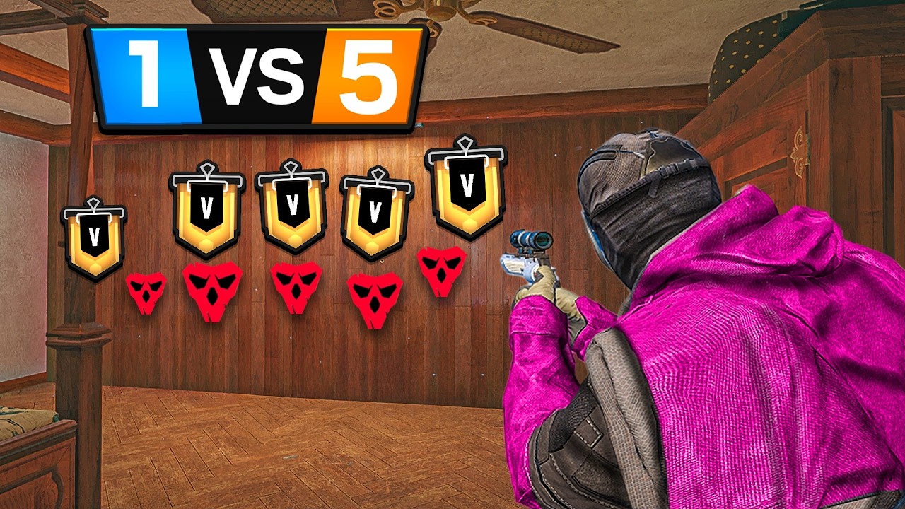 1 BUFFED Champion Deimos vs 5 Bronzes (Rainbow Six Siege)