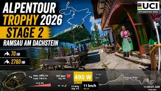 ALPENTOUR TROPHY 2026 | UCI Elite MTB Race POV | Stage 2 Ramsau am Dachstein | Hannes Riegger 336W