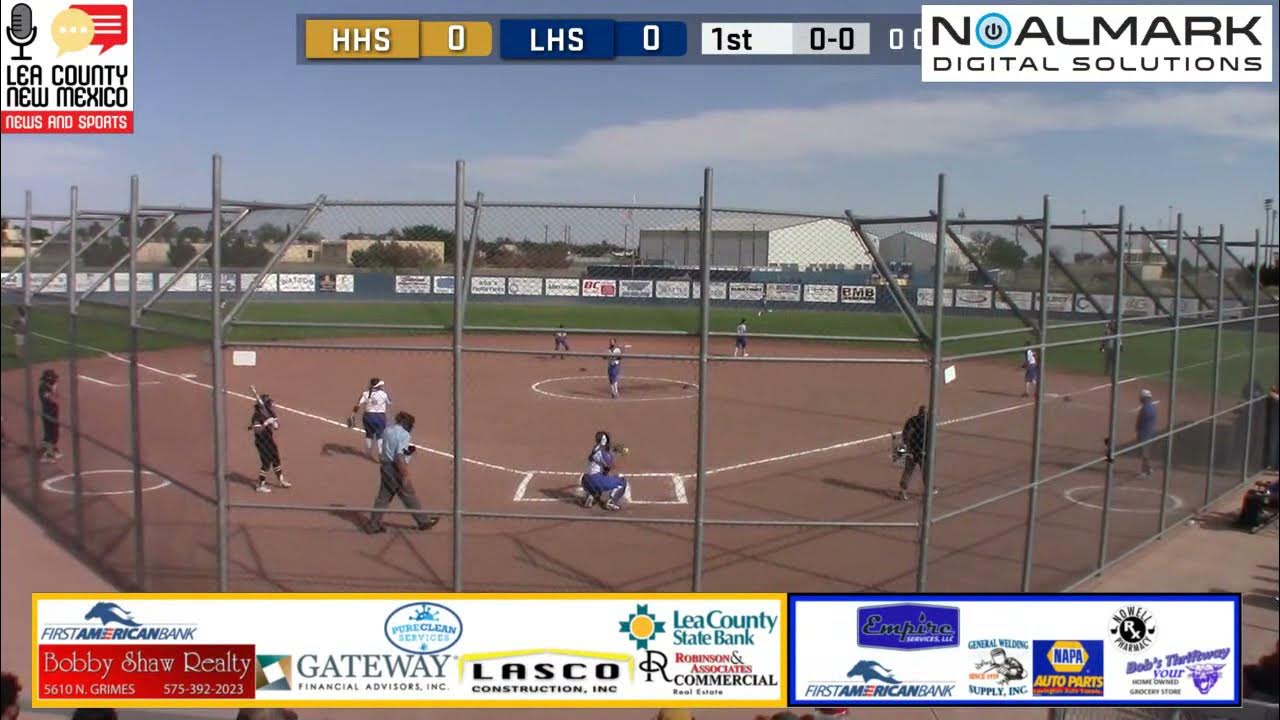 Lovington Softball vs Hobbs YouTube