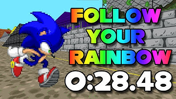 [TAS] SRB2 OLDC 2021 Round 2 - Follow Your Rainbow w/ Adventure Sonic - 0:28.48
