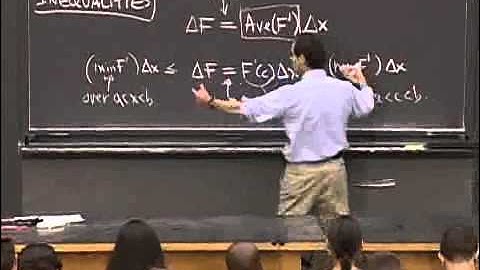 Lec 20, 18 01, Second Fundamental Theorem, Comparison between MVT and FCT1