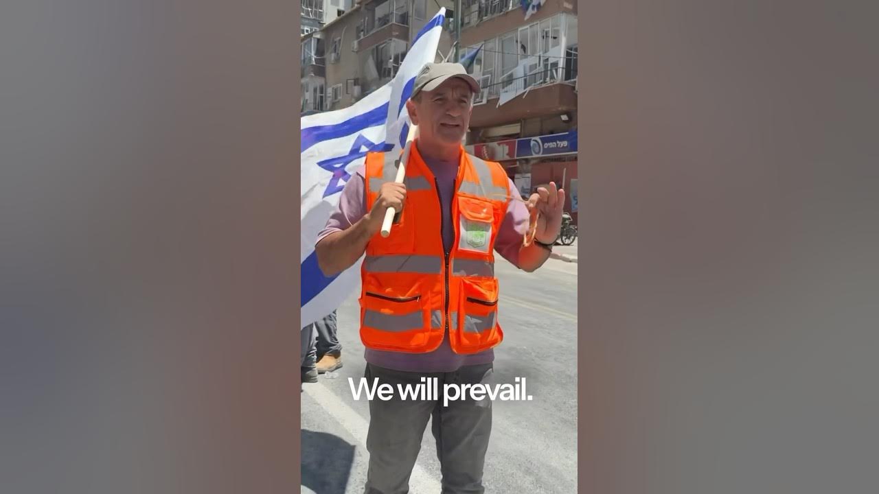 Israeli citizens message of hope to the world. Am Yisrael Chai. Vid: YourJewishLife Israeli citizens message of hope to the world. Am Yisrael Chai. Vid: YourJewishLife